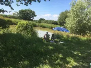Two anglers