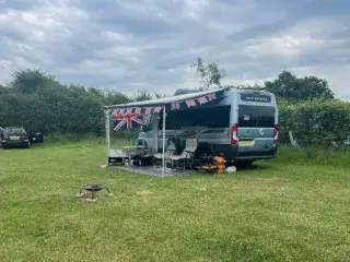 Motorvan in paddocks