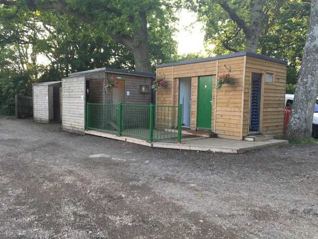 One of the smaller facilities blocks
