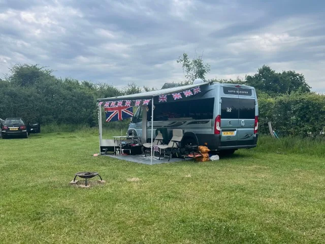 Motorvan in paddocks